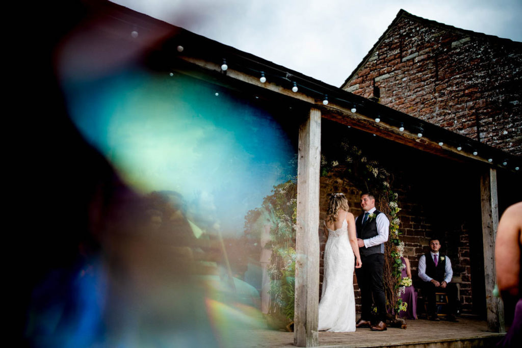 the beautiful ceremony locations for weddings at high barn in edenhall