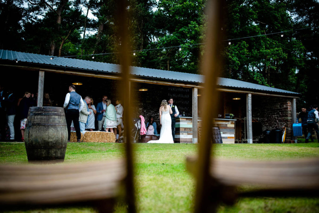 High Barn Wedding - Edenhall Estate outdoor space for guests